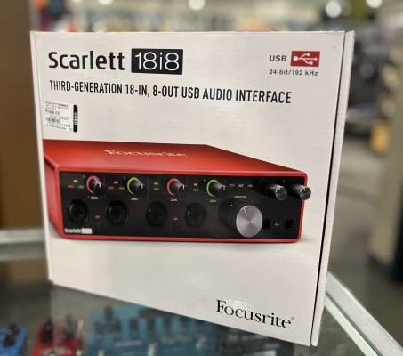 Focusrite - Scarlett 18i8 3rd Generation 18-in, 8-out USB Audio Interface
